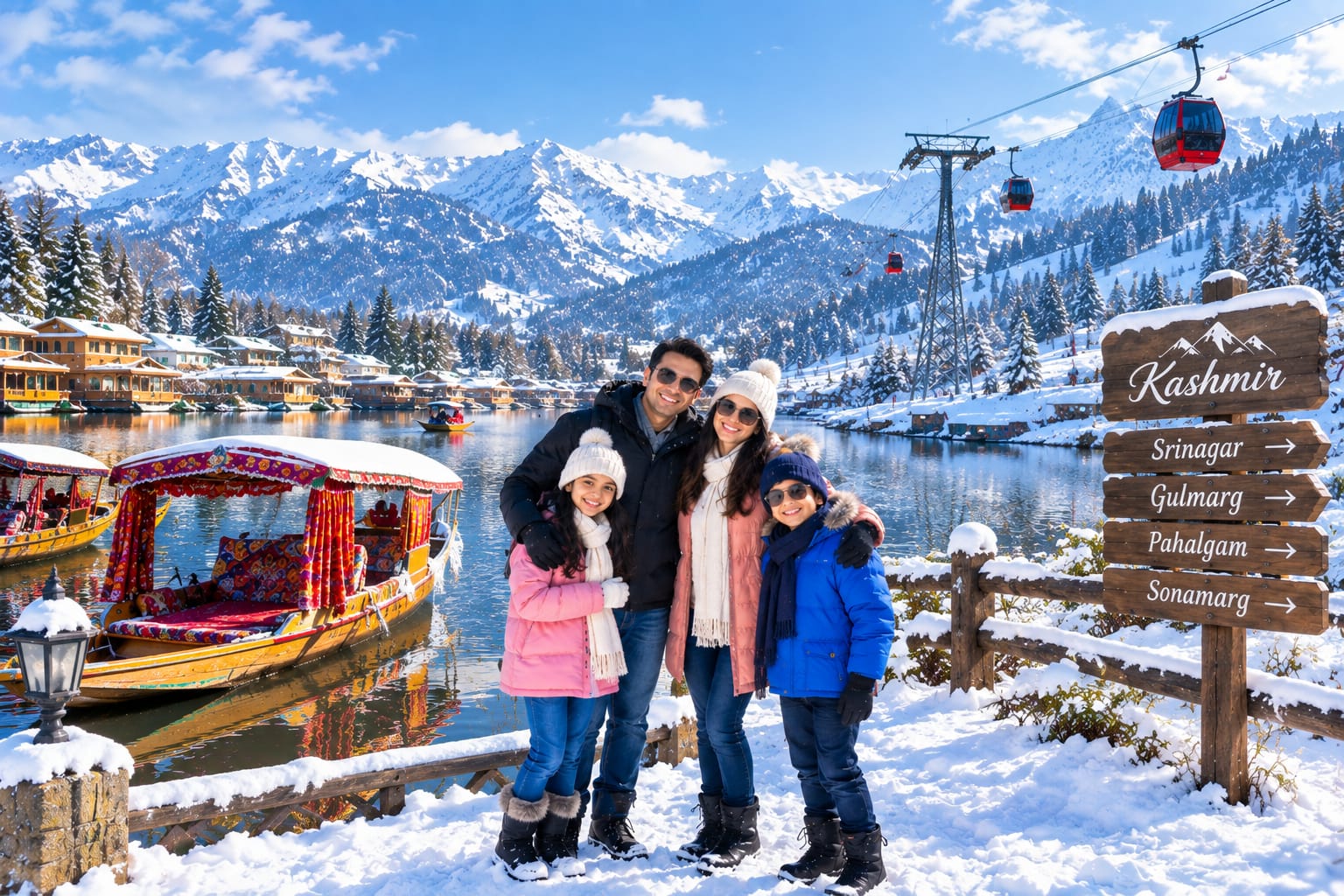 Winter Wonderland Kashmir 4 Nights \ 5 Days | 3 Star Stay